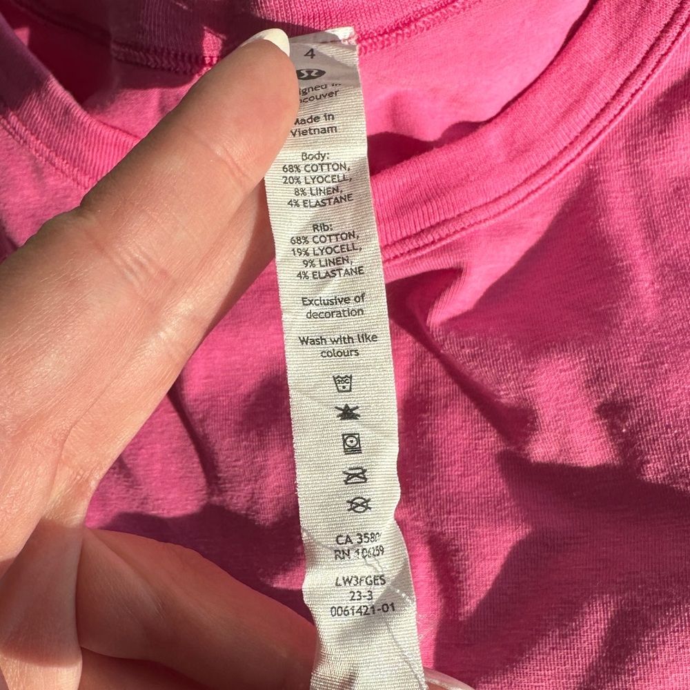 Lululemon🩷 Classic-Fit Cotton-Blend Long-Sleeve Shirt - Sonic Pink 💞 - Picture 6 of 6
